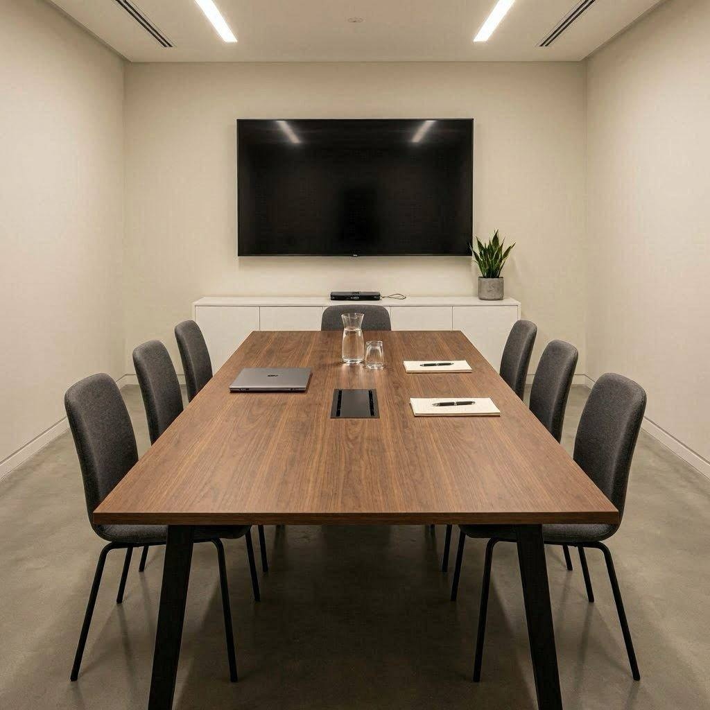 设施管理组在写字楼办公推进企业接待礼仪时遇到跨部门联合会议该怎么协调